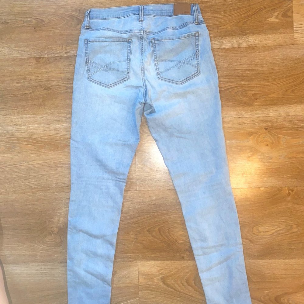 Light blue, high rise AERO jeggings, size 0 Reg.